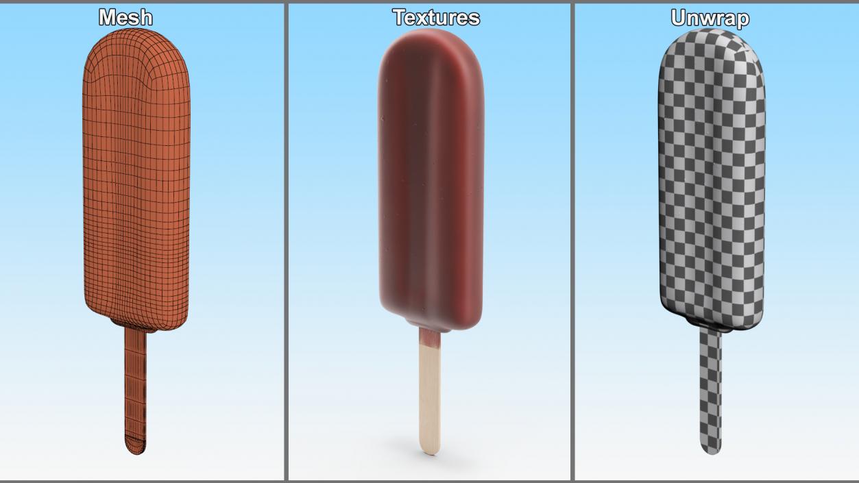 3D model Ice Cream Bars Collection