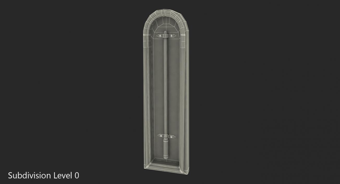 Antique Thermometer 3D model