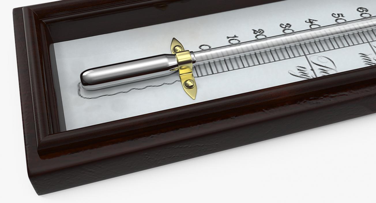 Antique Thermometer 3D model