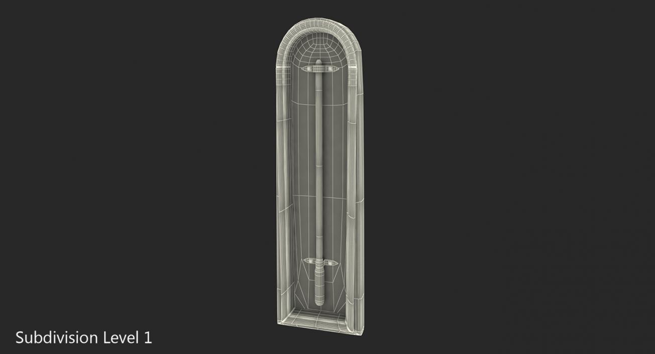 Antique Thermometer 3D model