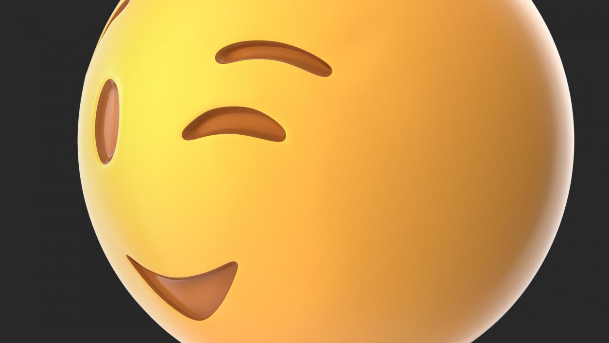 3D model Wink Emoji