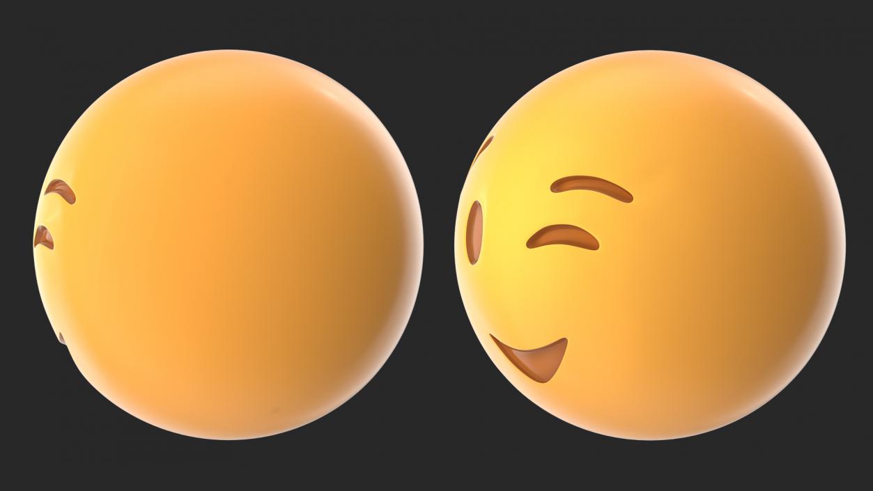 3D model Wink Emoji