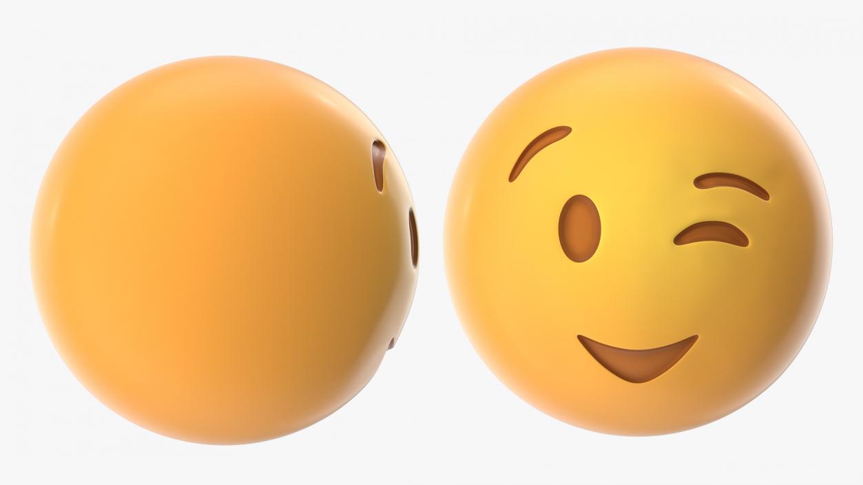 3D model Wink Emoji