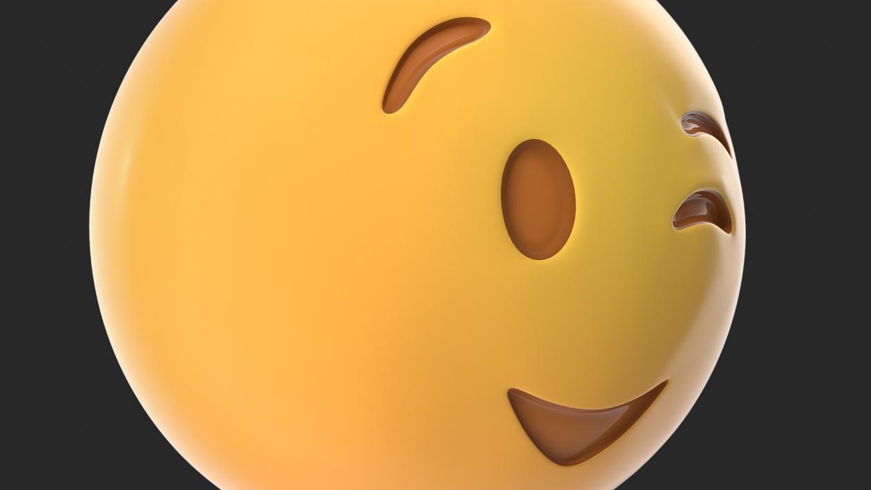 3D model Wink Emoji