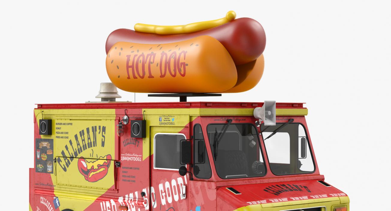 3D Hot Dog Vending Machines and Supplies 3D Models Collection model