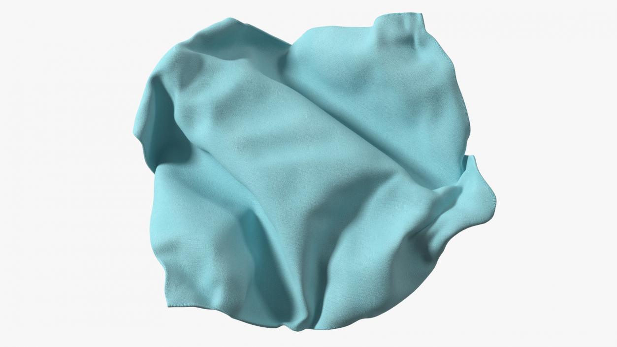 3D Kitchen Microfiber Blue model