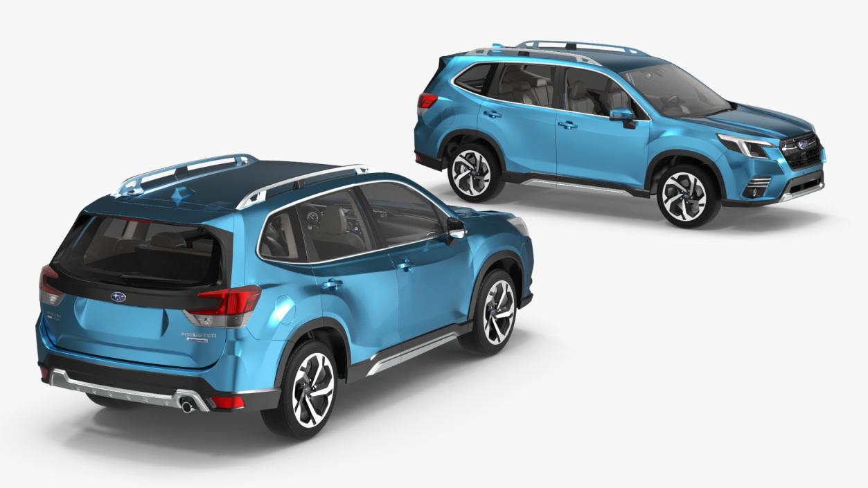 3D model Subaru Forester 2022 Blue