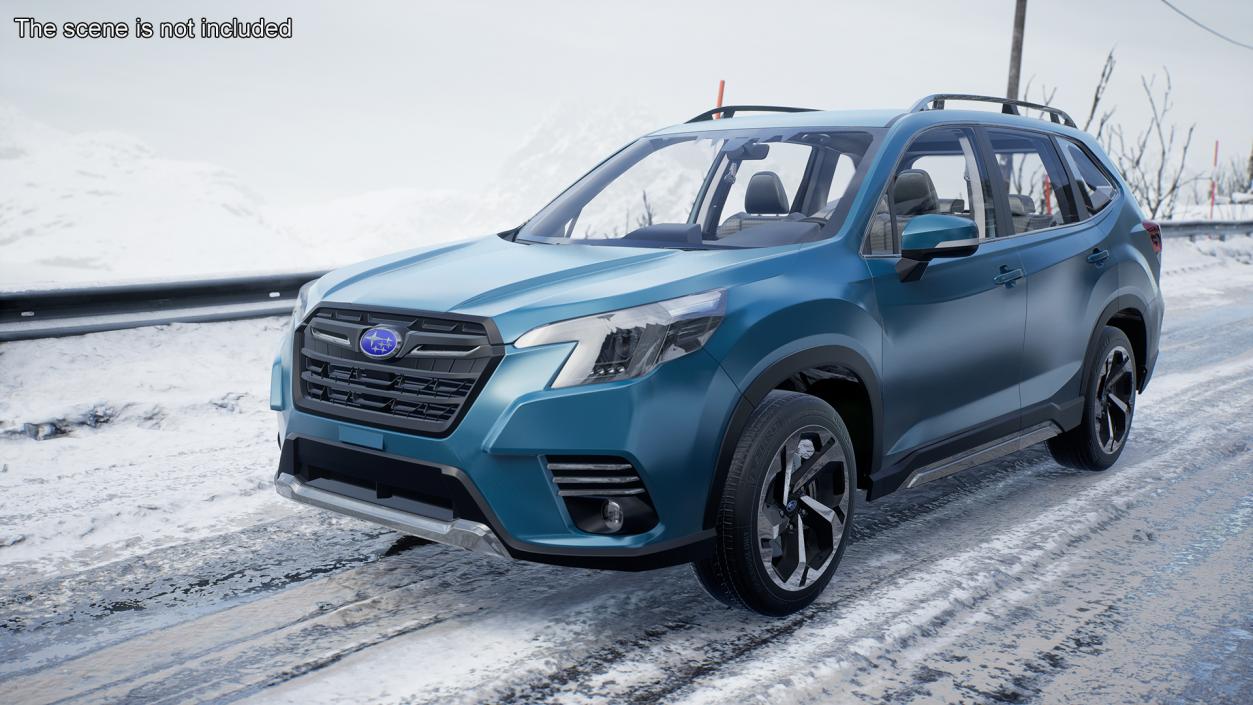 3D model Subaru Forester 2022 Blue