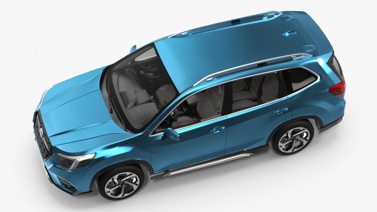 3D model Subaru Forester 2022 Blue