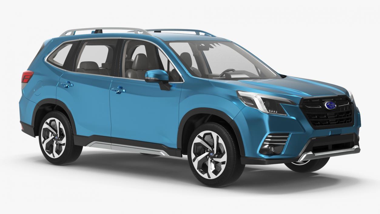 3D model Subaru Forester 2022 Blue