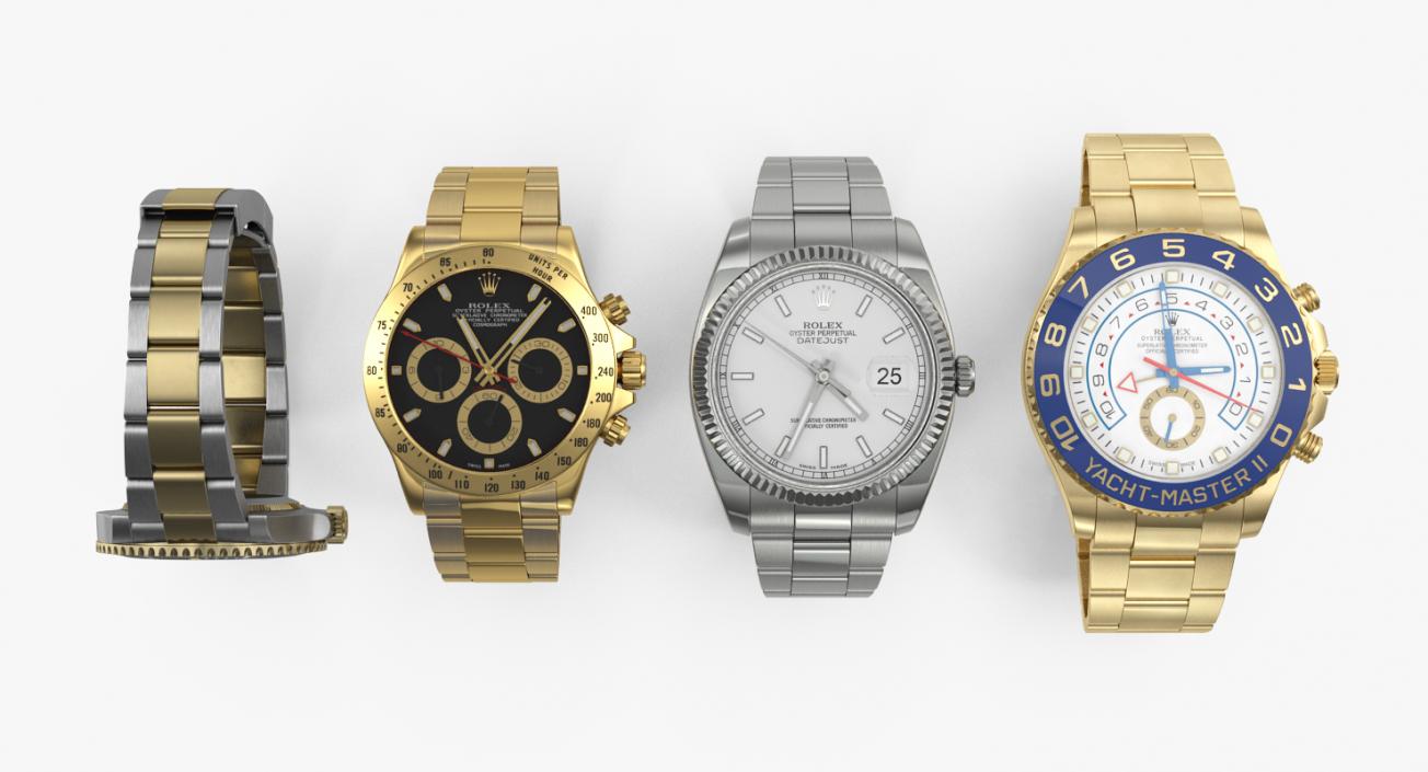 Rolex Watches Collection 3D model