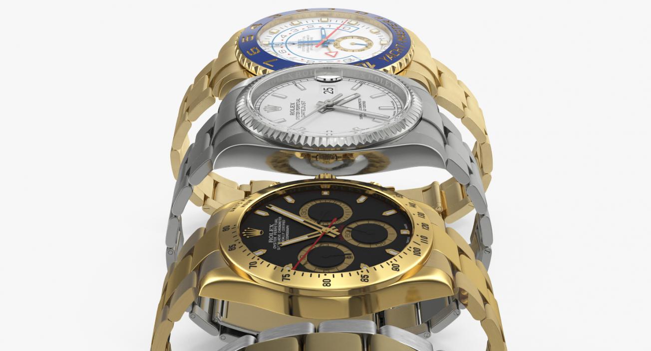 Rolex Watches Collection 3D model