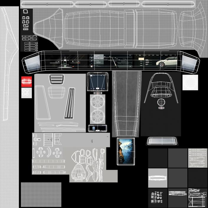 3D Sony Vision S model