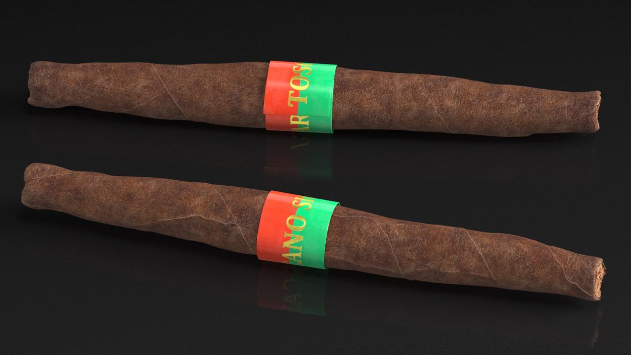 3D Italian Toscano Cigar