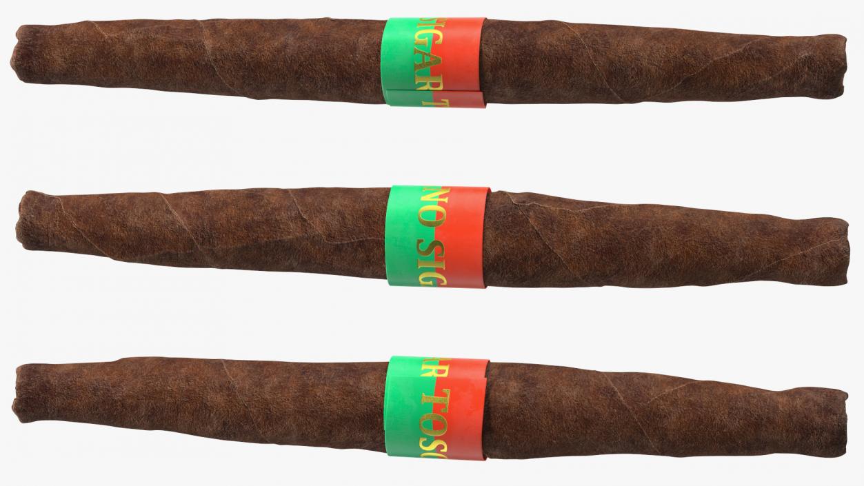 3D Italian Toscano Cigar