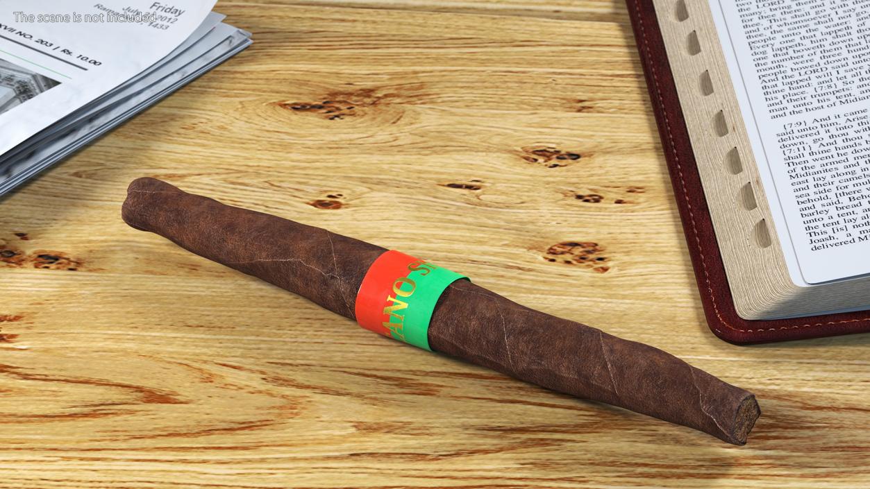 3D Italian Toscano Cigar