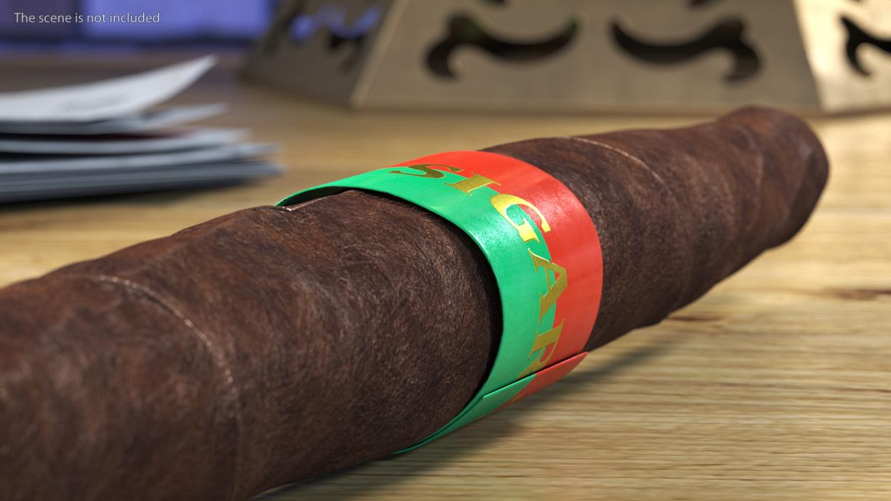 3D Italian Toscano Cigar