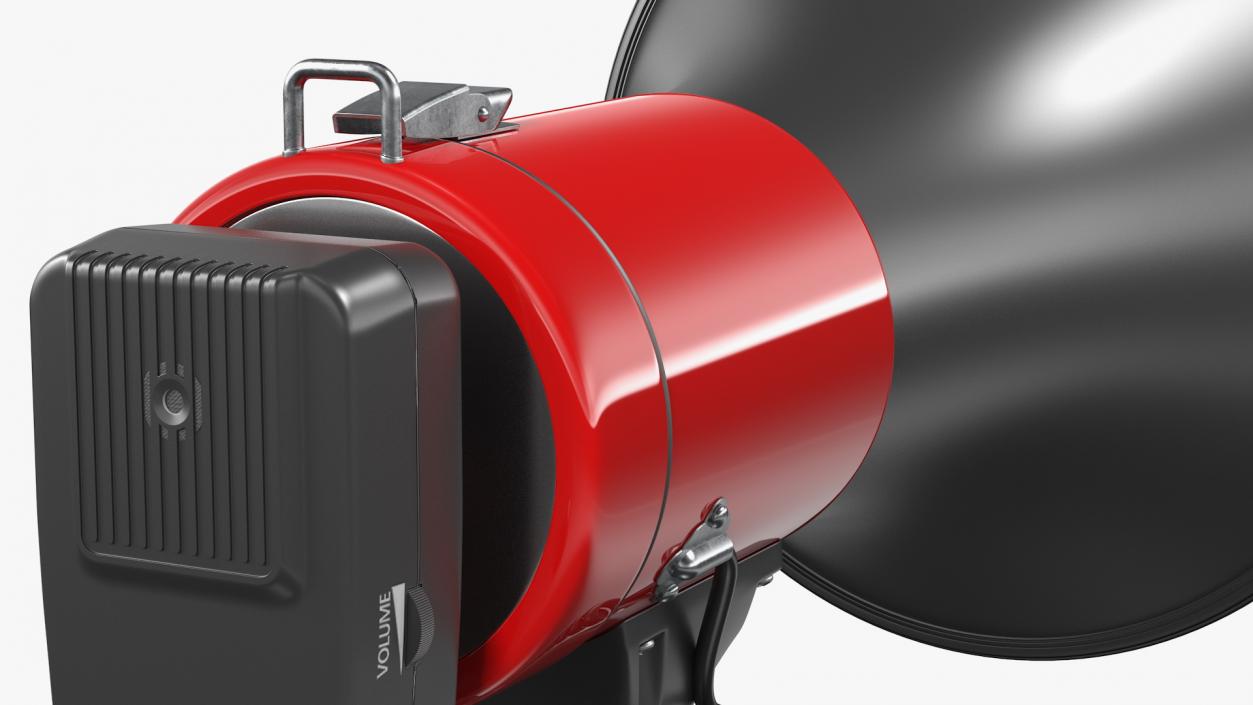 Megaphone Bullhorn Speaker with Siren 3D