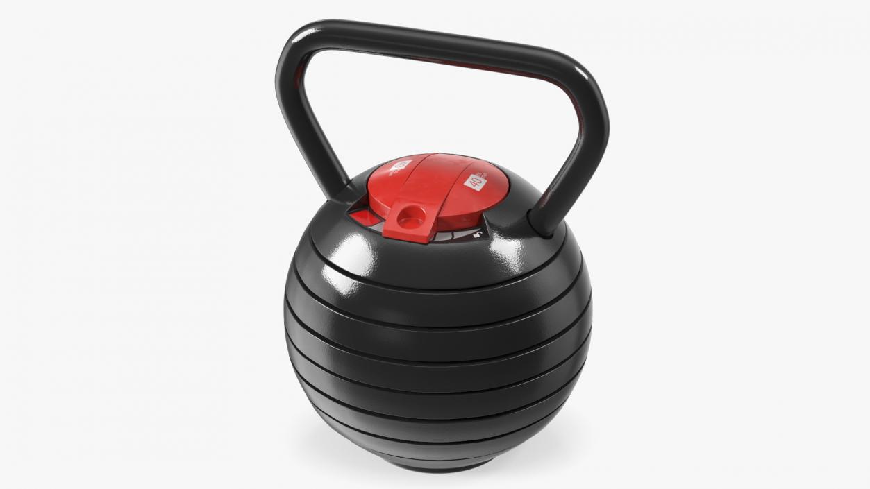 3D Kettlebell with Disks 2 model