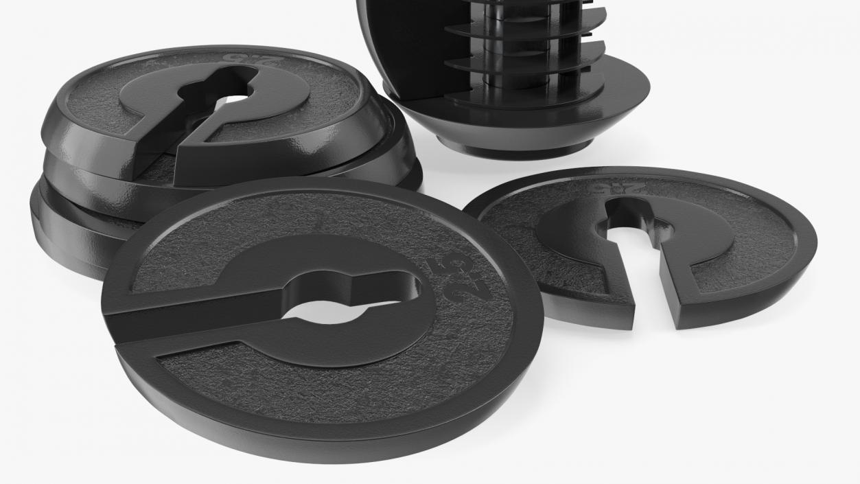 3D Kettlebell with Disks 2 model