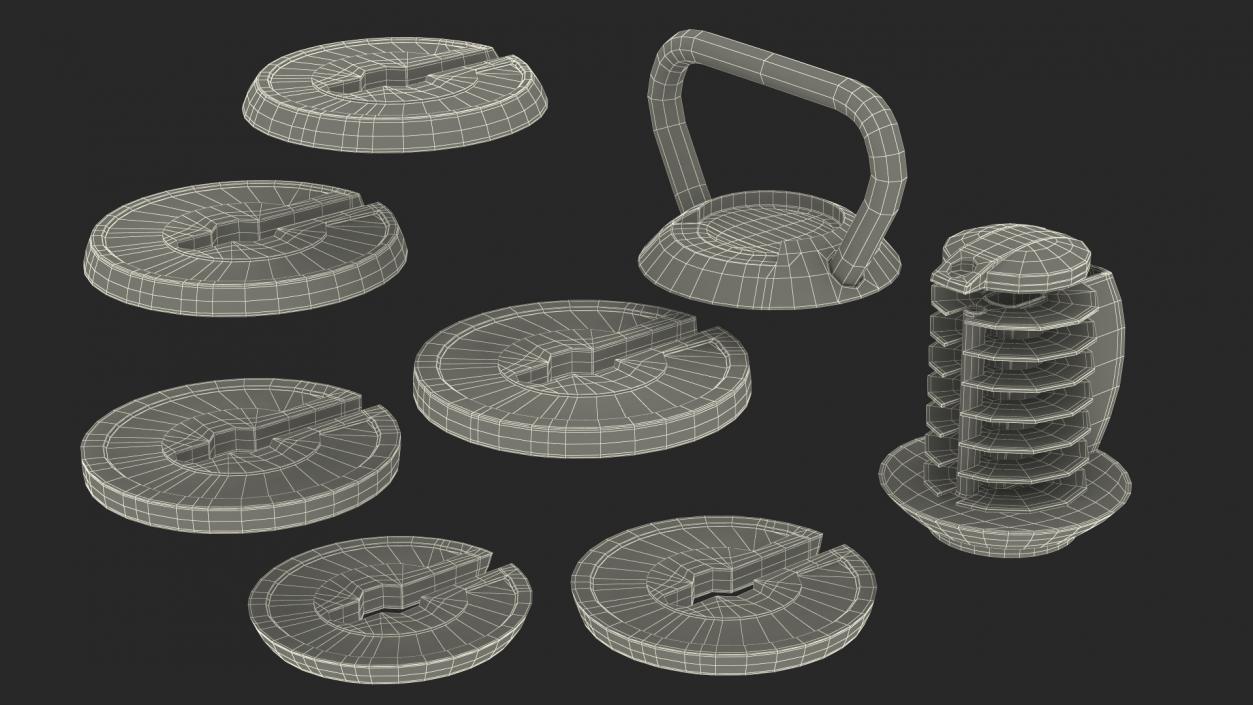 3D Kettlebell with Disks 2 model