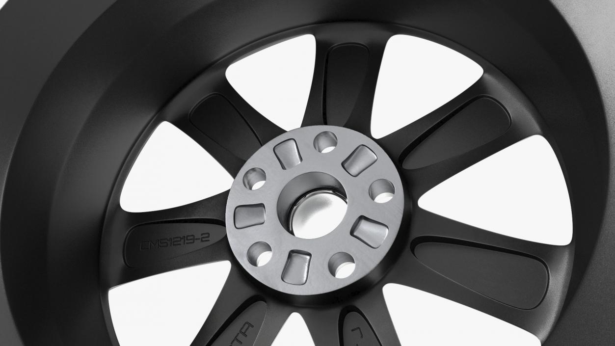 Toyota Silver Car Wheel Rim 3D