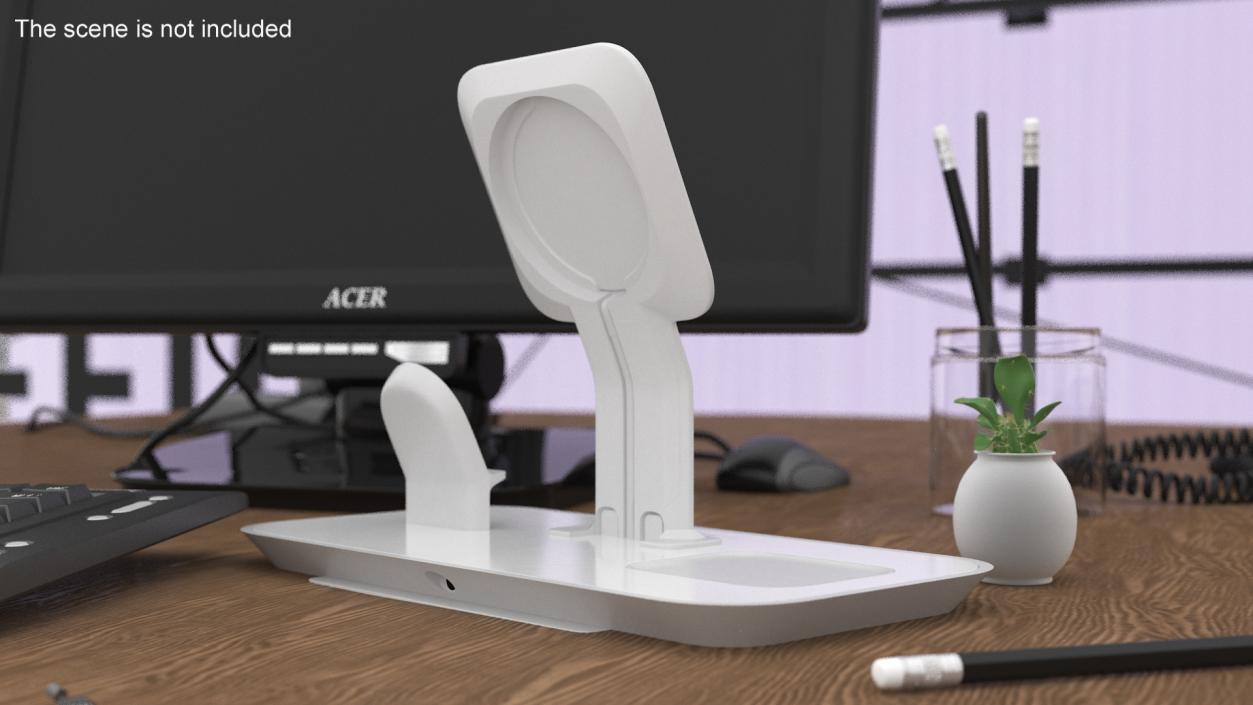 3D Mophie 3-in-1 Stand for MagSafe Charger 2