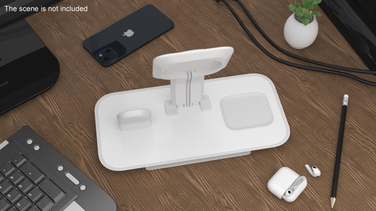 3D Mophie 3-in-1 Stand for MagSafe Charger 2