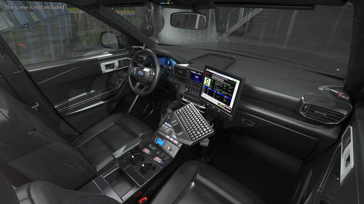 Ford Police Interceptor Utility Hybrid AWD 3D