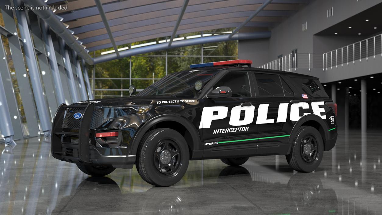 Ford Police Interceptor Utility Hybrid AWD 3D