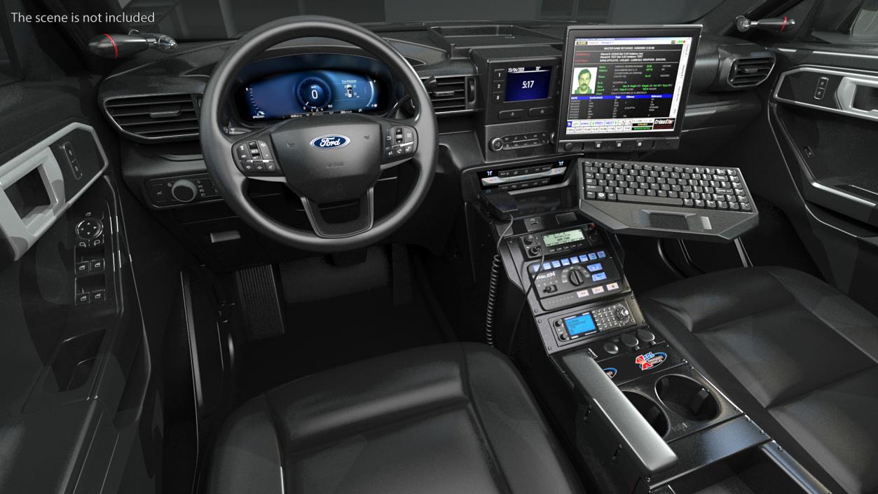 Ford Police Interceptor Utility Hybrid AWD 3D