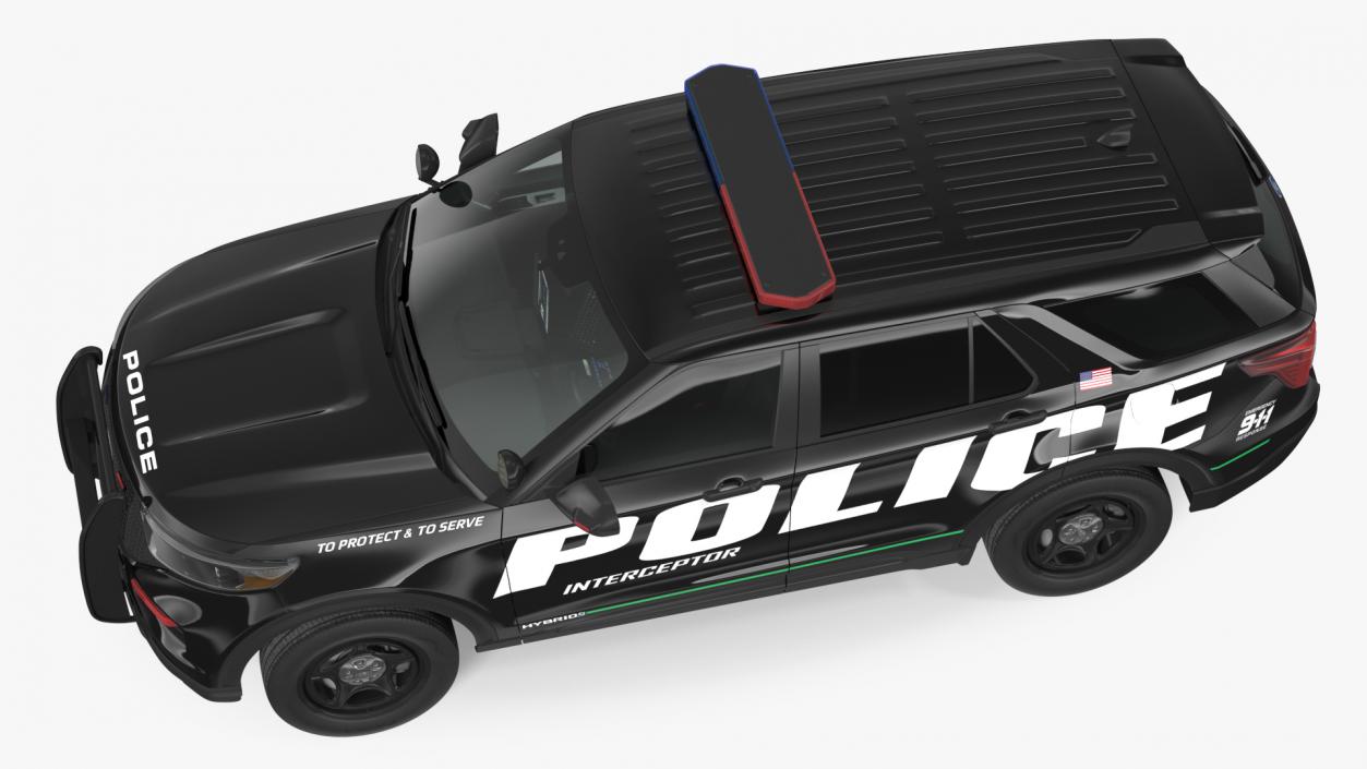 Ford Police Interceptor Utility Hybrid AWD 3D