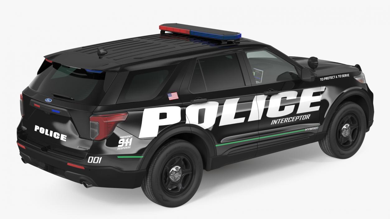 Ford Police Interceptor Utility Hybrid AWD 3D