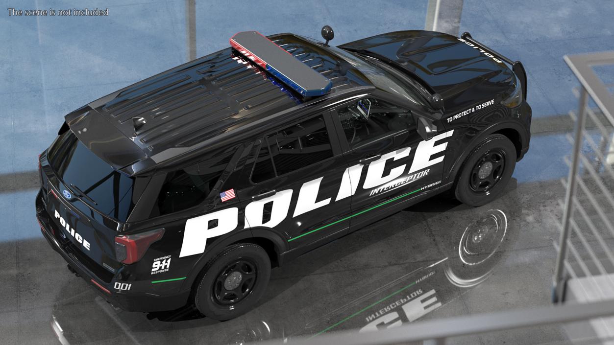 Ford Police Interceptor Utility Hybrid AWD 3D