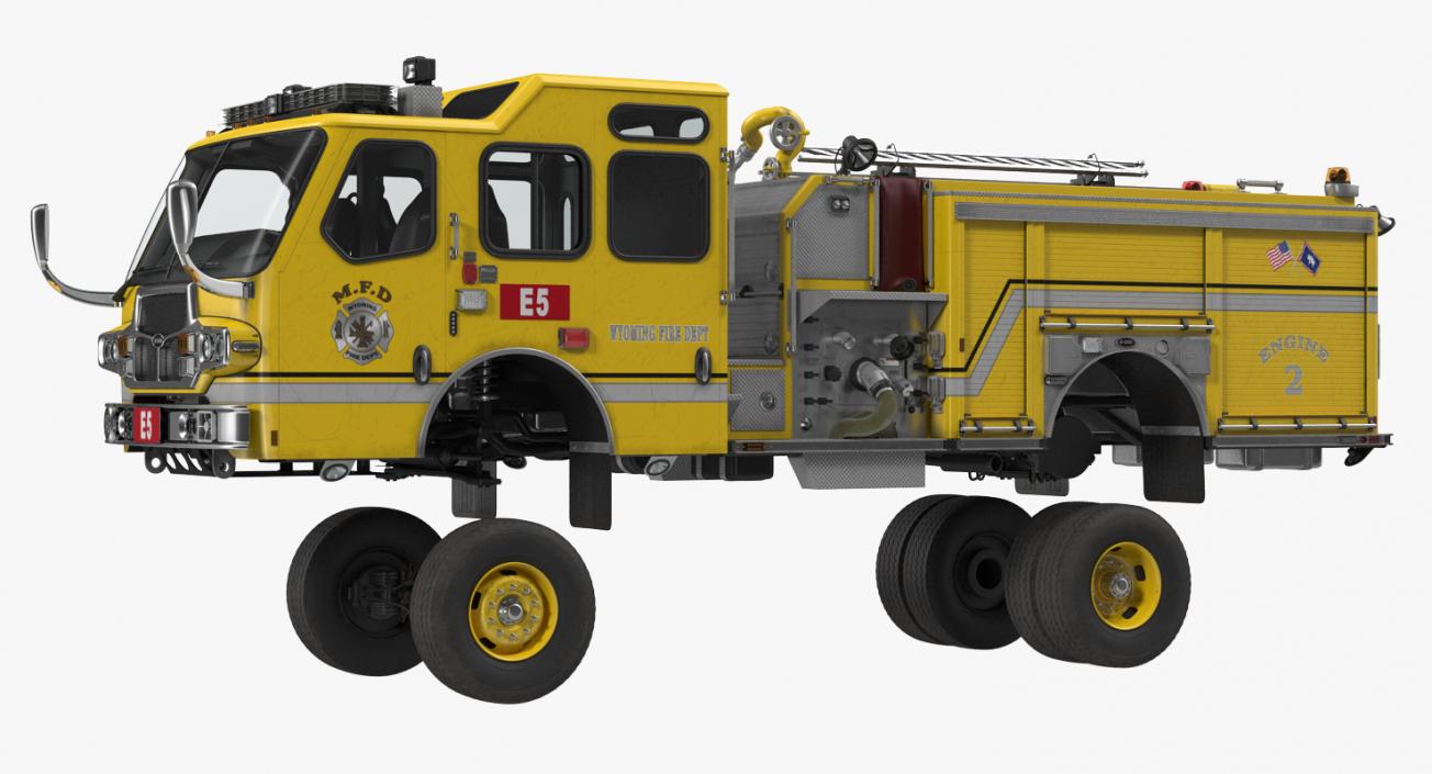 Fire Apparatus E-One Quest Wyoming 3D model