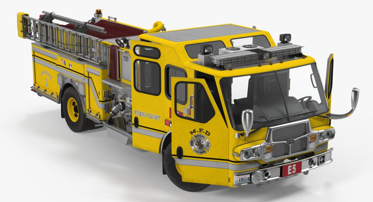 Fire Apparatus E-One Quest Wyoming 3D model