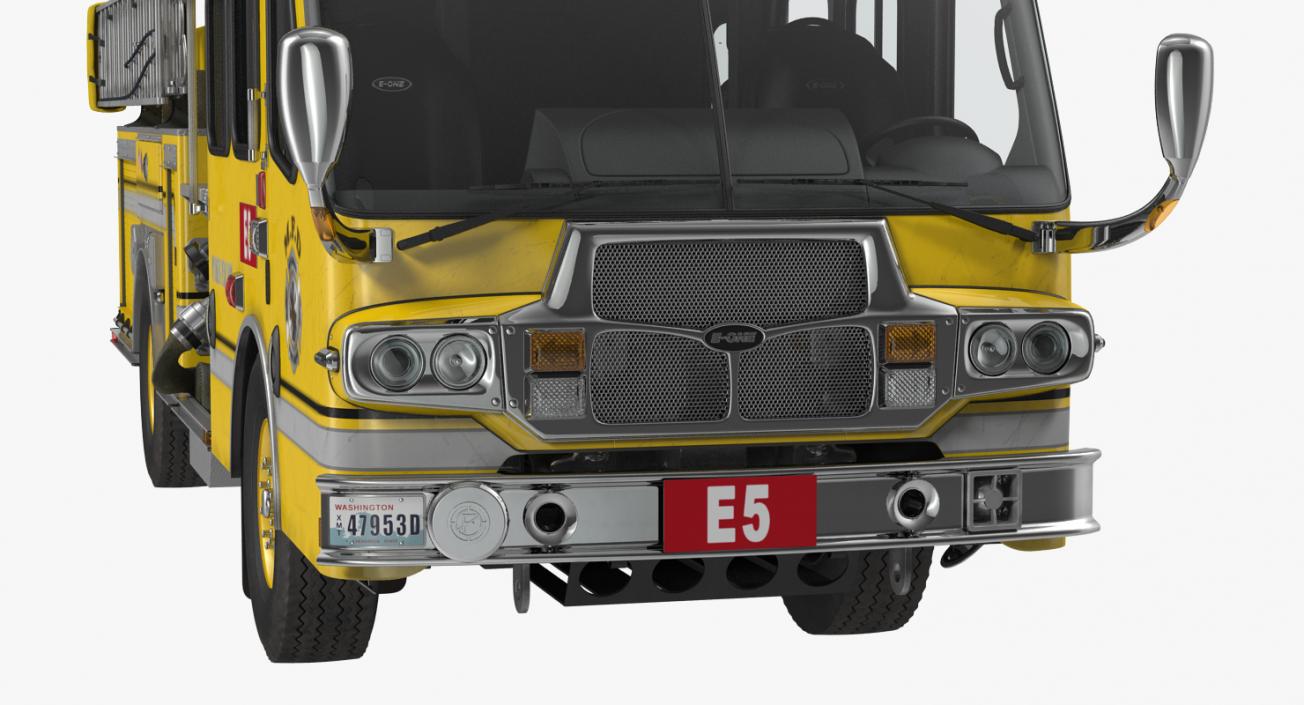 Fire Apparatus E-One Quest Wyoming 3D model