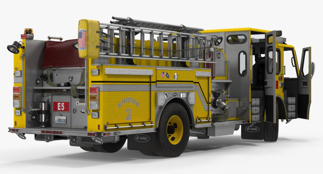 Fire Apparatus E-One Quest Wyoming 3D model