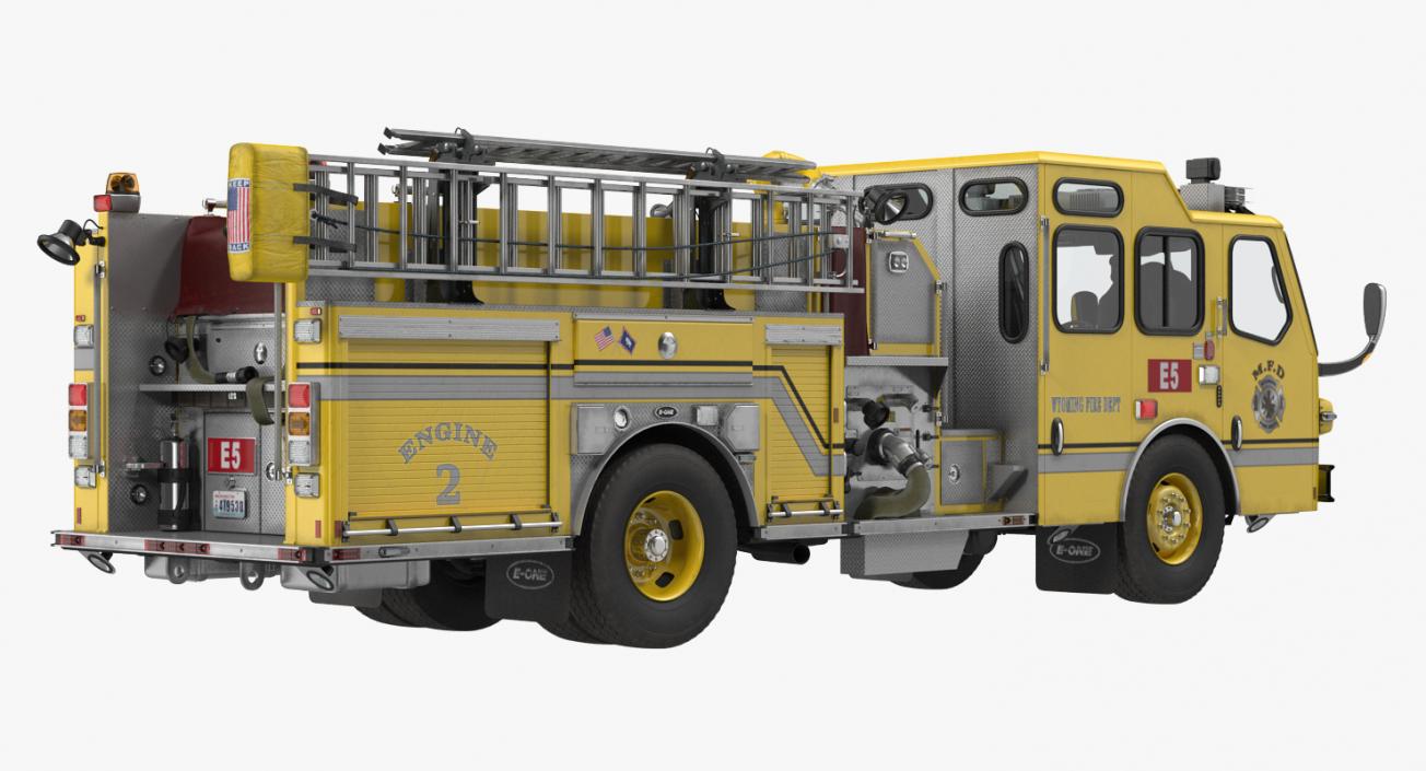 Fire Apparatus E-One Quest Wyoming 3D model