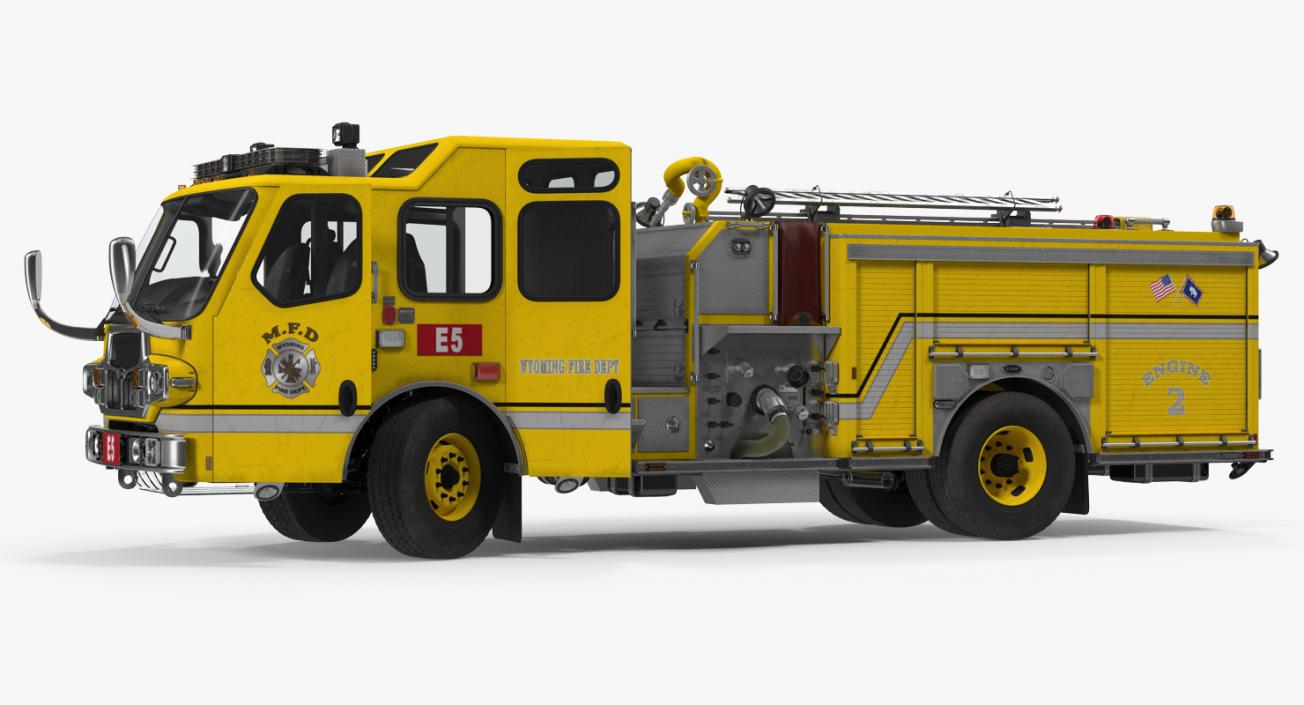 Fire Apparatus E-One Quest Wyoming 3D model