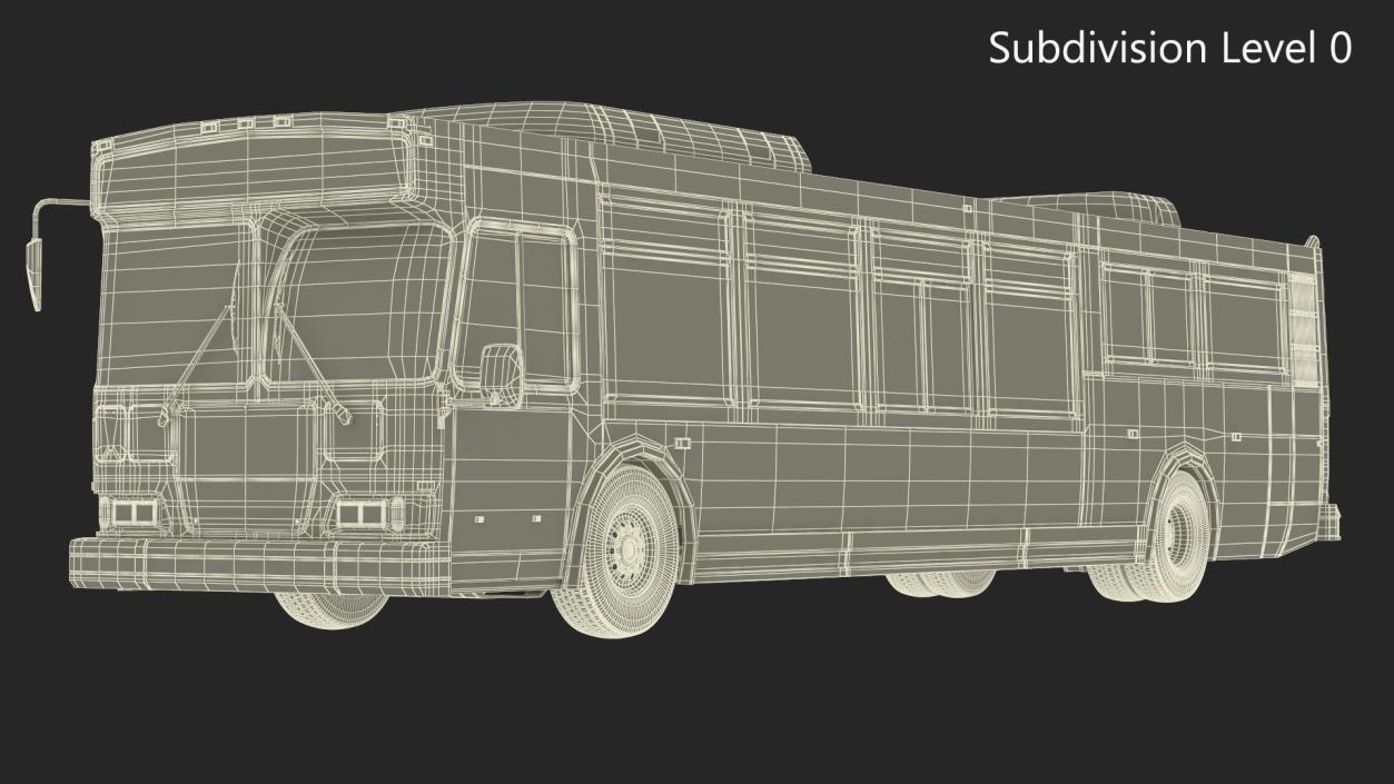 City Transit Bus MTA Q53 3D model