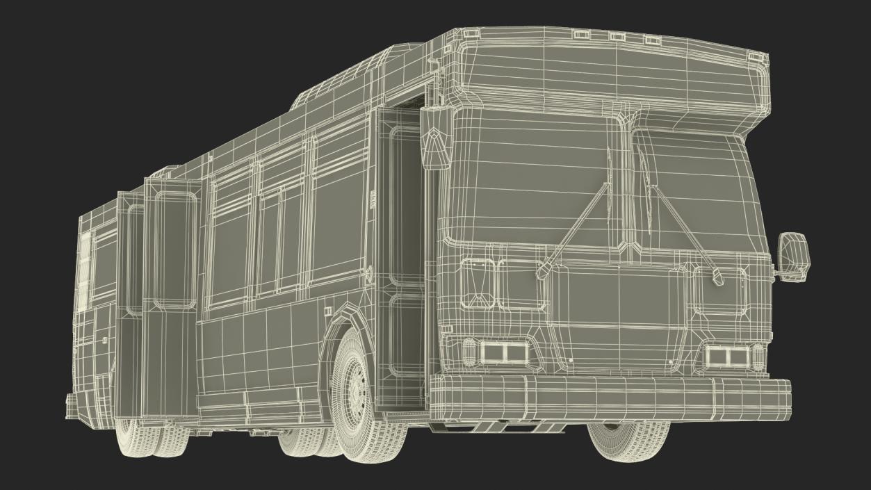 City Transit Bus MTA Q53 3D model