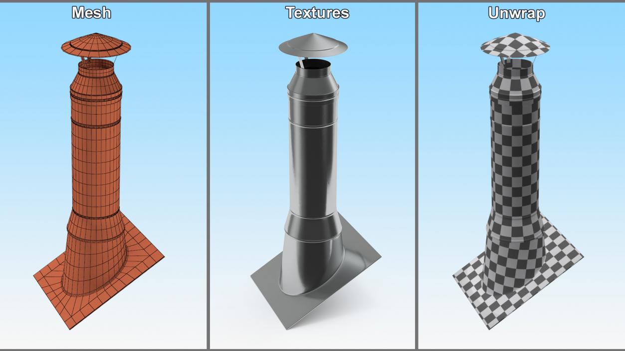 3D Chimneys Collection 2