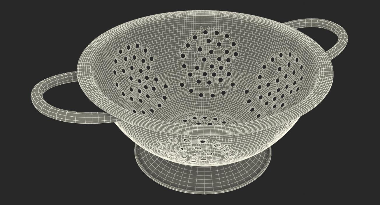 Colander Stainless Steel 3D model