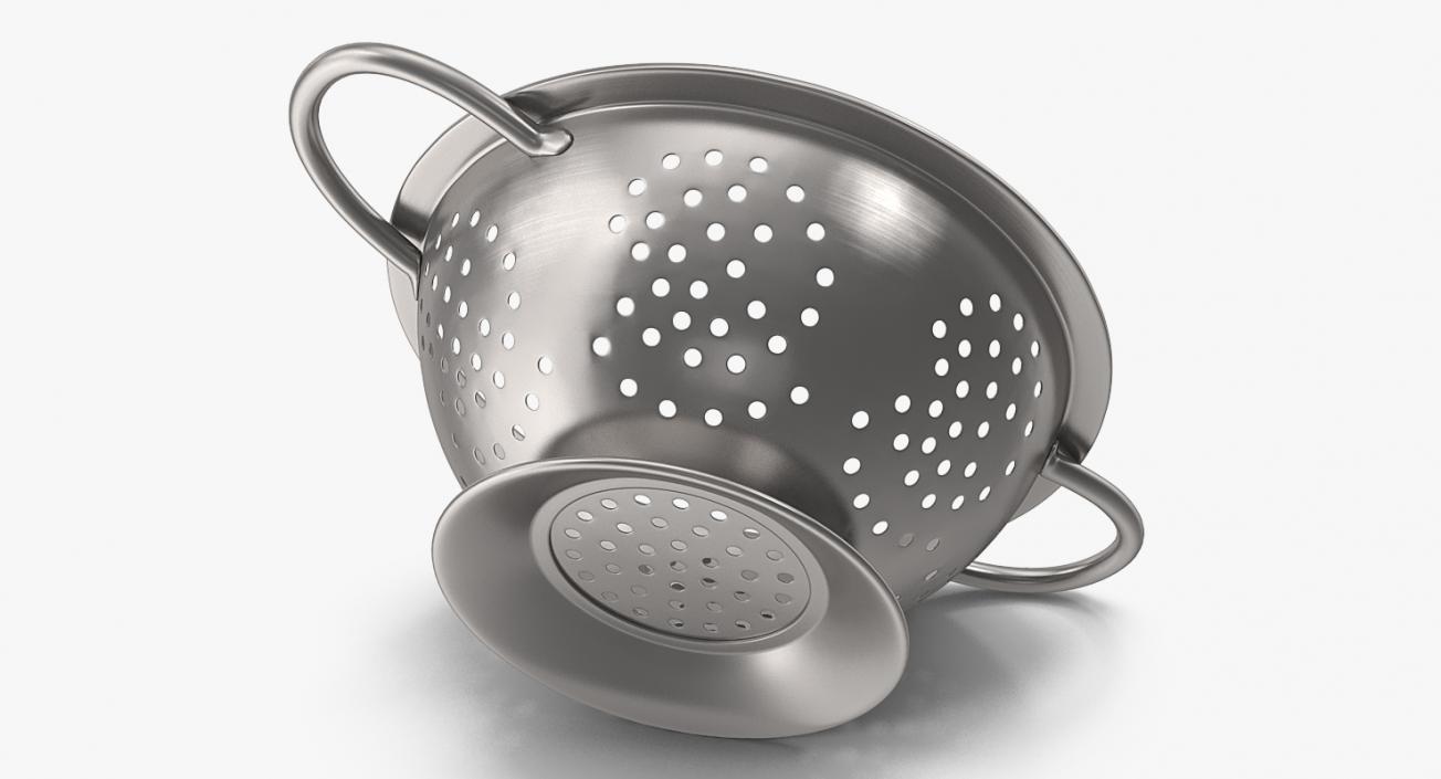 Colander Stainless Steel 3D model