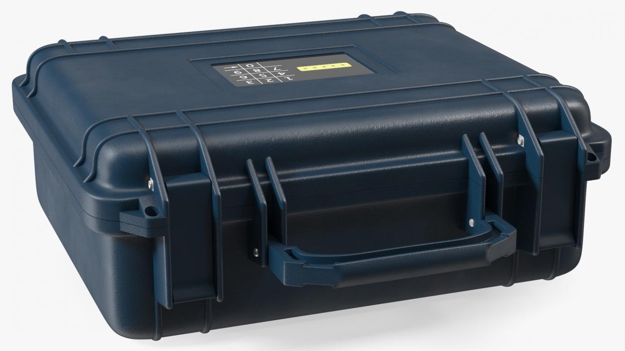 3D Suitcase with Code Lock model