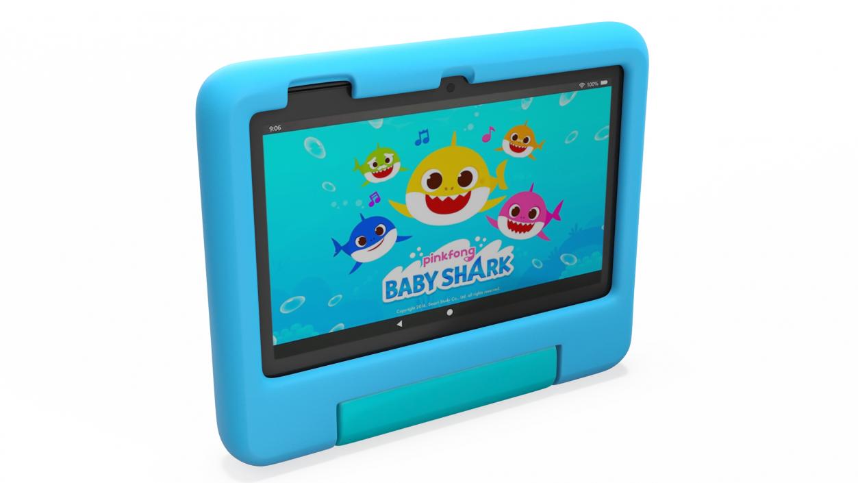 3D model Amazon Fire 7 Kids Tablet Blue