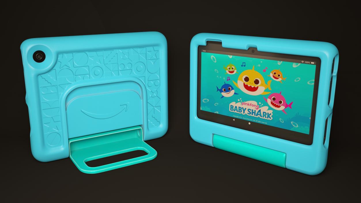 3D model Amazon Fire 7 Kids Tablet Blue