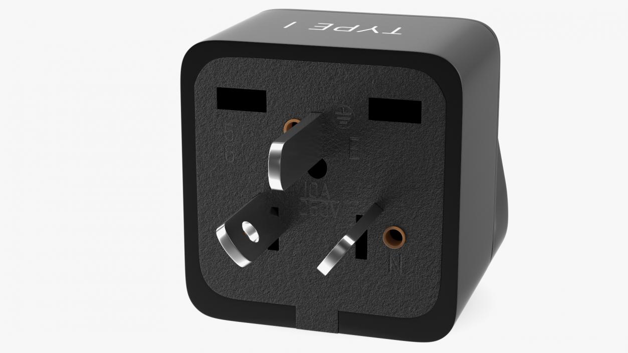 Electrical Plug Adapters Collection 3 3D