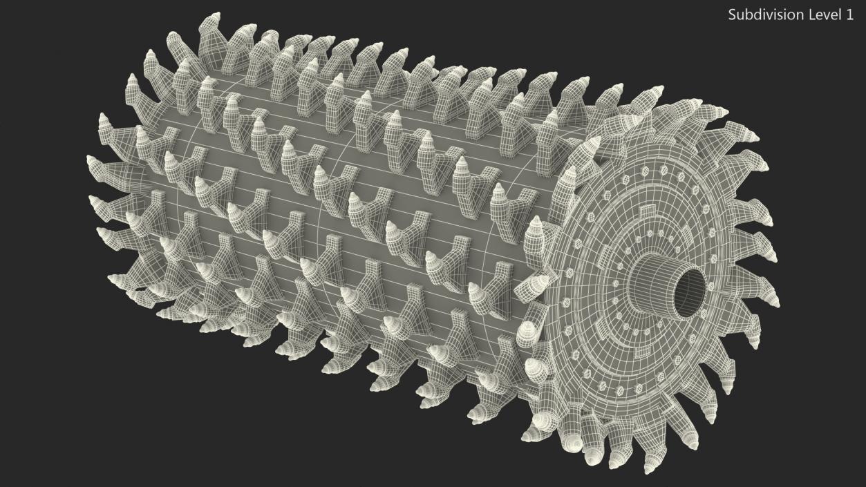 3D Soil Stabilization Milling Drum